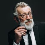 Experienced mature male politician at work