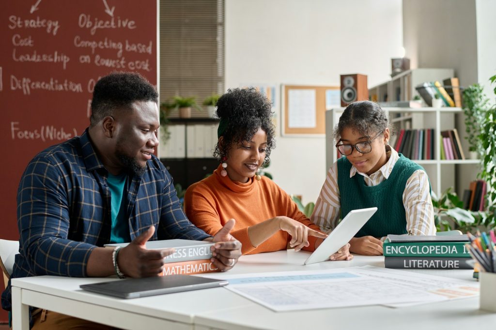 Group of Black People Studying in Class