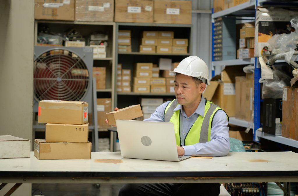 Warehouse Manager, Thinking and reviewing the preparation of products